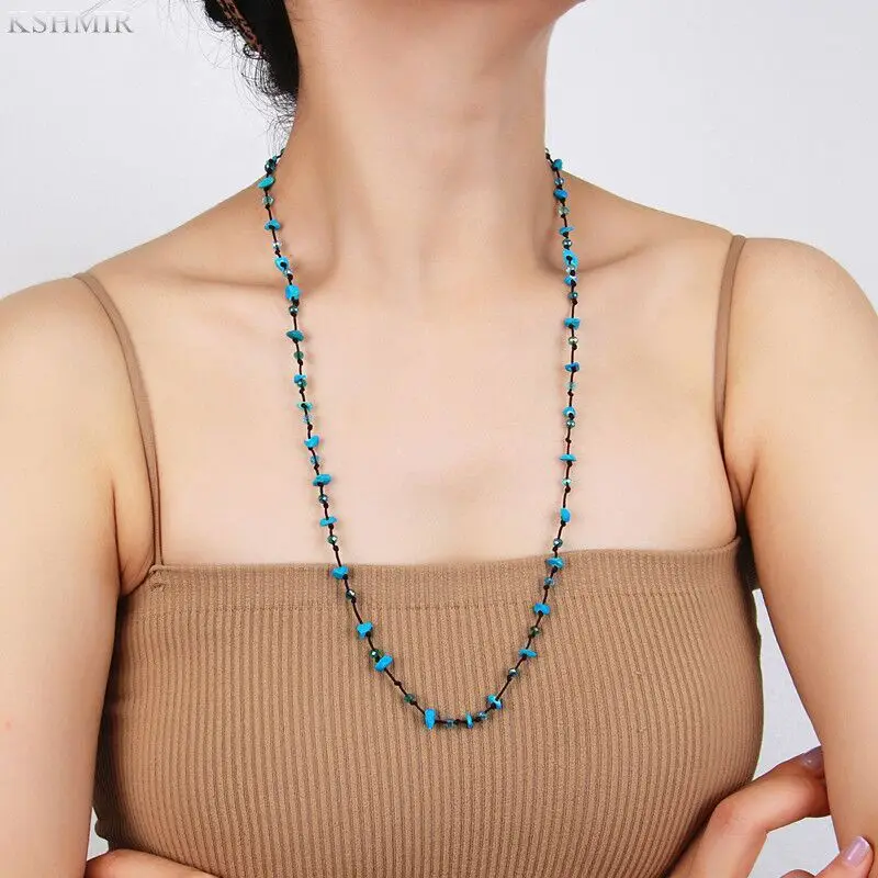 Shell handmade beaded long necklace classic design sense creative retro glasses sweater chain women's accessories
Shell handmade beaded long necklace classic design sense creative retro glasses sweater chain women's accessories