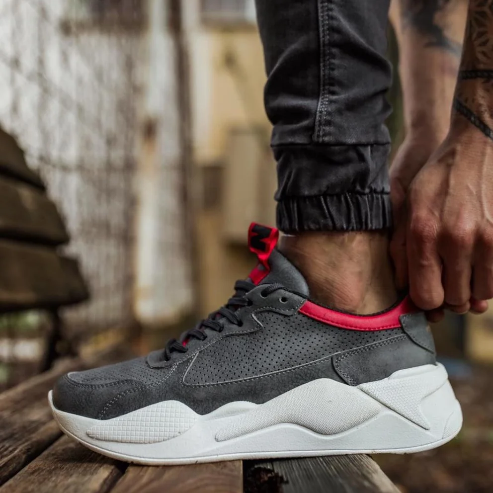 Knack Sneakers Men 'S Shoes 606 Gray Red Leather Non-Seasonal Sport Lace-Up Spring Summer 2022 Fashion Orthopedic Casual Base
Knack Sneakers Men 'S Shoes 606 Gray Red Leather Non-Seasonal Sport Lace-Up Spring Summer 2022 Fashion Orthopedic Casual Base
