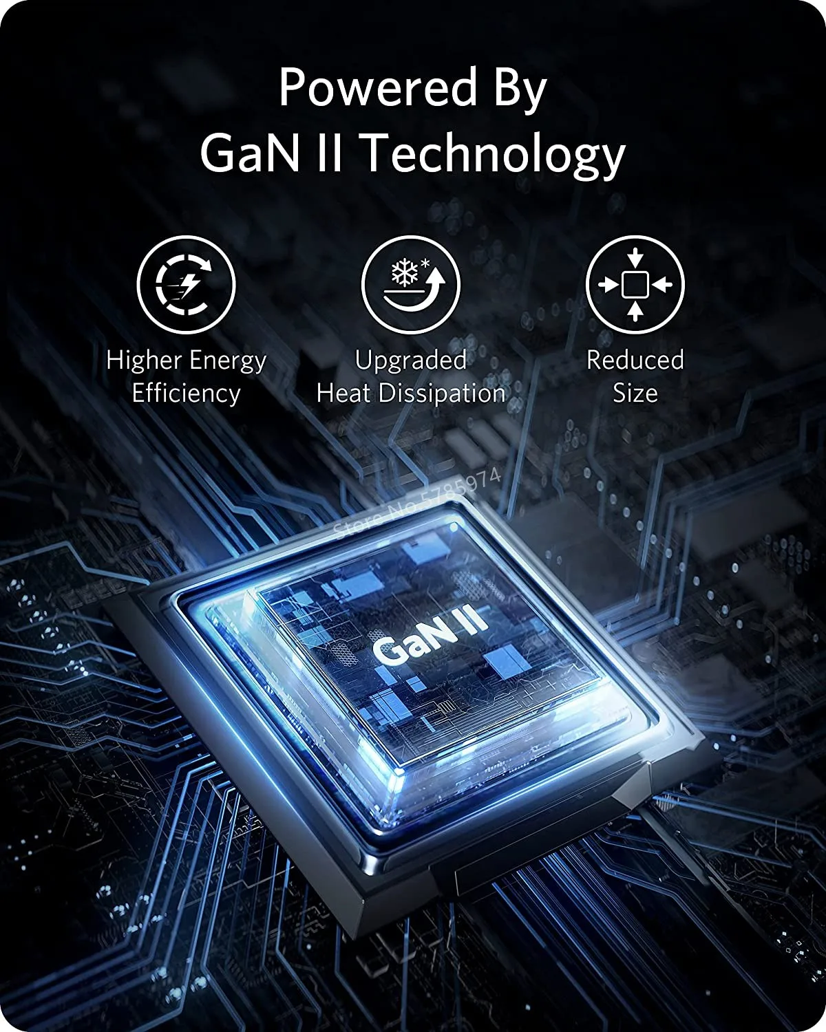 Зарядное устройство Anker Nano II 65 Вт с двойным Usb-портом для Iphone 12/12 Mini/12 Pro Max pixel 4/3 Ipad