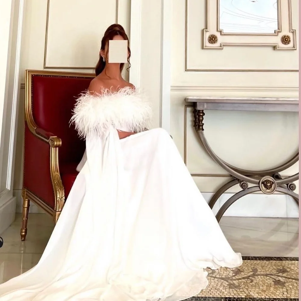 FLORINE TULIRAIN Summer A-Line Evening Dress Floor-Length Fashion Feathers Formal Prom New Gown For Charming Women 2023
FLORINE TULIRAIN Summer A-Line Evening Dress Floor-Length Fashion Feathers Formal Prom New Gown For Charming Women 2023