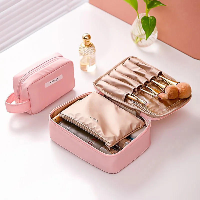 Fashion Storage Cosmetic Bags Women Girl Makeup Case Organizer Waterproof Toiletries Pouch Wash Beauty Kit Portable Handbags
Fashion Storage Cosmetic Bags Women Girl Makeup Case Organizer Waterproof Toiletries Pouch Wash Beauty Kit Portable Handbags