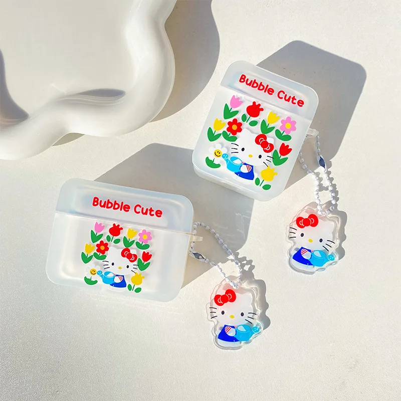 Cute Hello Kitty with Pendant Case for AirPods 3 1 2 Pro Soft TPU KT Cat Wireless Bluetooth Headphone Earphone Protection Cover 
Cute Hello Kitty with Pendant Case for AirPods 3 1 2 Pro Soft TPU KT Cat Wireless Bluetooth Headphone Earphone Protection Cover