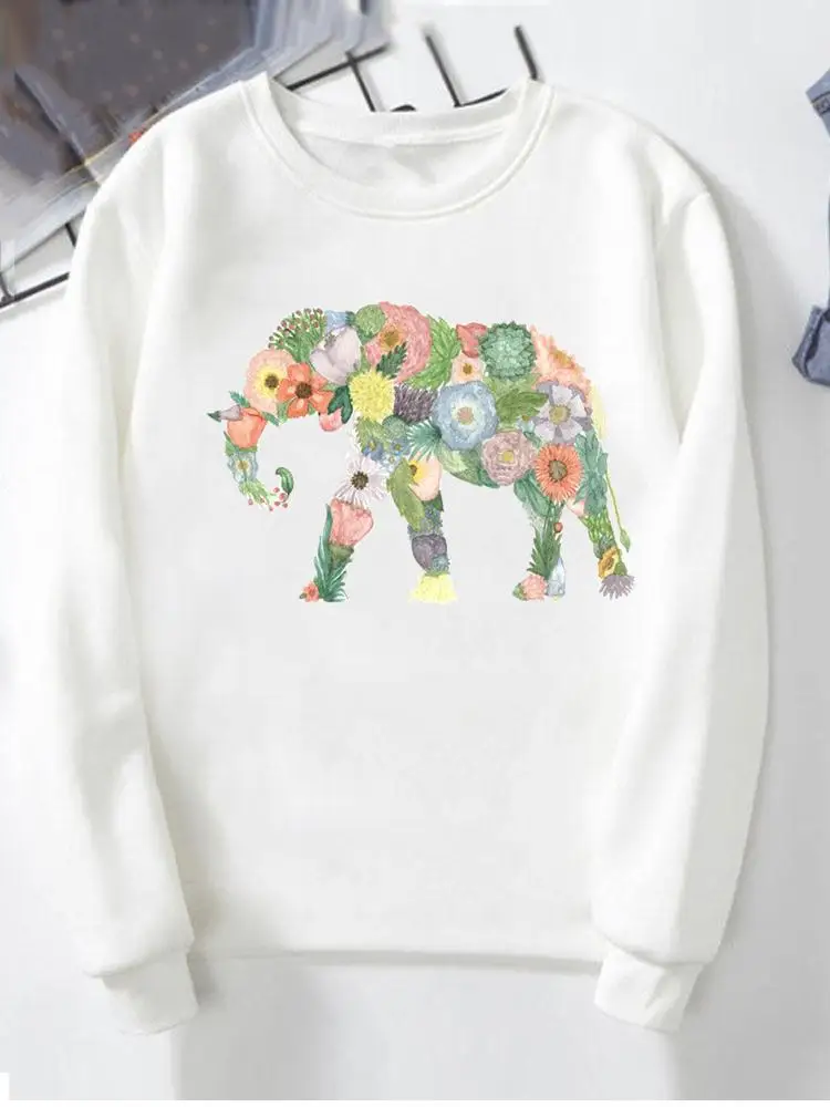 Graphic Pullovers Fashion Elephant Watercolor Style Women Clothing Hoodies Lady Autumn Spring Winter Female O-neck Sweatshirts
Graphic Pullovers Fashion Elephant Watercolor Style Women Clothing Hoodies Lady Autumn Spring Winter Female O-neck Sweatshirts