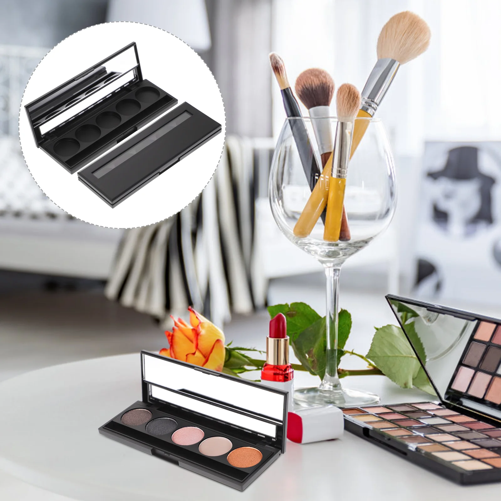 Eyeshadow Emptycasepans Makeup Containers Pan Container Make26Mm Pallet Box Accessories Subpackaging Travel Lipstick Colors Tray
Eyeshadow Emptycasepans Makeup Containers Pan Container Make26Mm Pallet Box Accessories Subpackaging Travel Lipstick Colors Tray