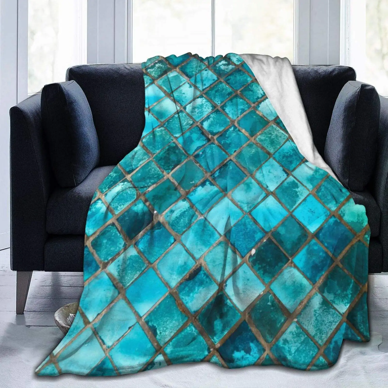 Turquoise Blue Flannel Fleece Throw Blankets Living Room Bedroom Sofa Couch Warm Soft Bed Blanket for Kids Adults 80x60 Inches
Turquoise Blue Flannel Fleece Throw Blankets Living Room Bedroom Sofa Couch Warm Soft Bed Blanket for Kids Adults 80x60 Inches