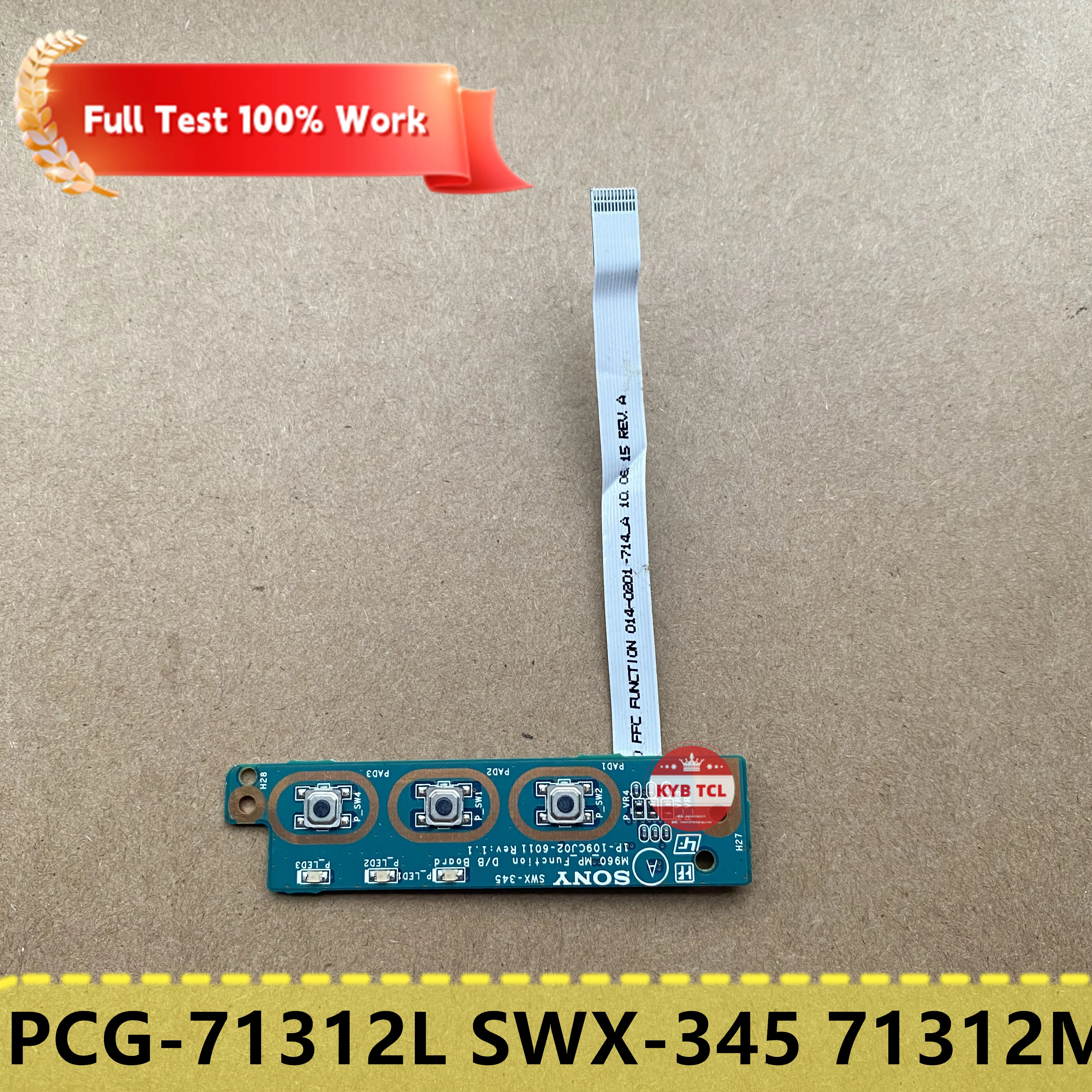 

Sony PCG-71312L SWX-345 PCG-71312M ноутбук питания кнопок питания w/ кабель 1P-109CJ02-6011 IP-109CJ02-6011 M960 ноутбук
