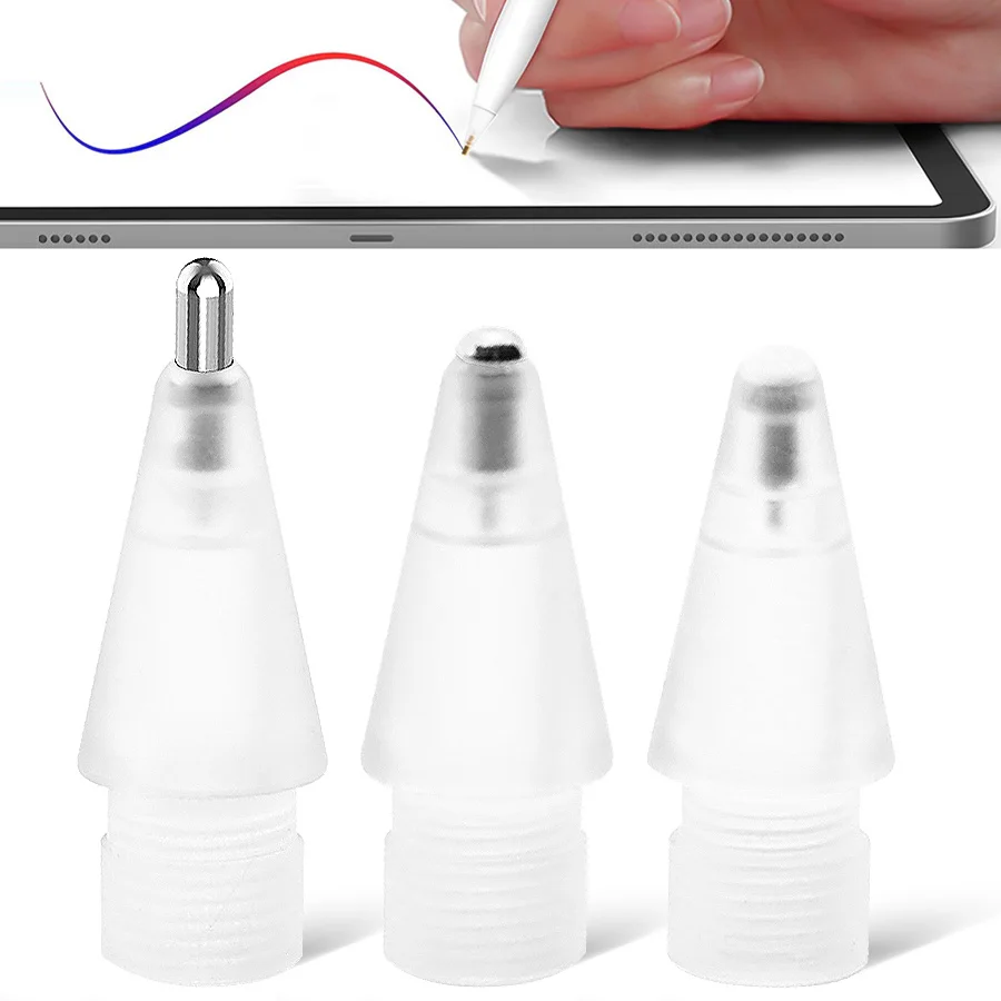 For Apple Pencil 1/2 Gen IPad Pro Stylus Pen Tips Pencil Tip Spare Nib Replacement Tip Nickel-plated Alloy Matte Clear Spare Nib
For Apple Pencil 1/2 Gen IPad Pro Stylus Pen Tips Pencil Tip Spare Nib Replacement Tip Nickel-plated Alloy Matte Clear Spare Nib