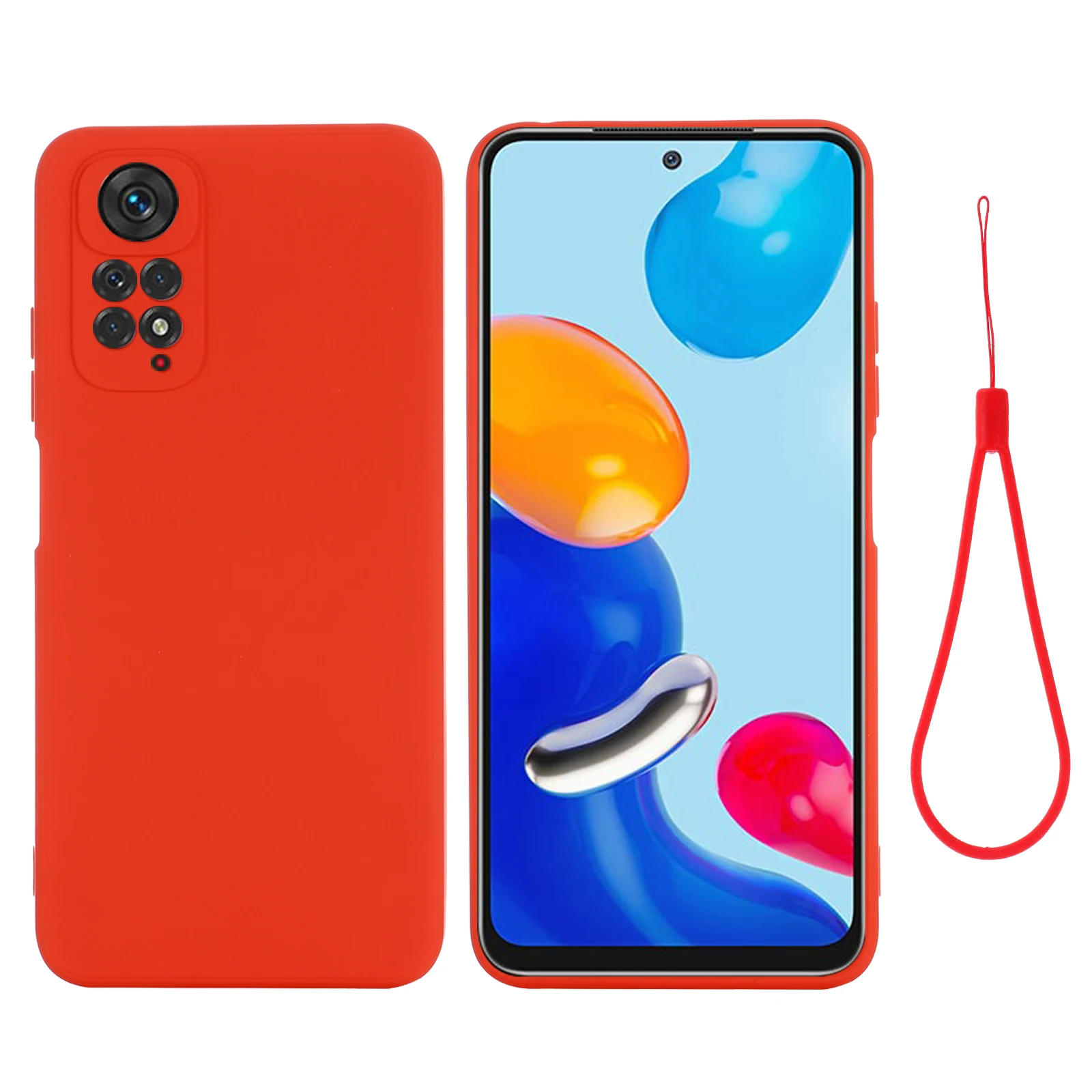 Liquid Silicone Case Strap For Xiaomi Redmi Note11 Pro 10 11T Solid Color Gel Rubber Anti Dirty Shockproof Armor Lanyard Cover
Liquid Silicone Case Strap For Xiaomi Redmi Note11 Pro 10 11T Solid Color Gel Rubber Anti Dirty Shockproof Armor Lanyard Cover