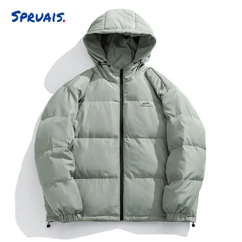 Y2K Hooded Down Jackets Men Streetwear Thicken Warm Down Parkas Winter Oversized Khaki Green Jacket Simple Korean Women Outwear
Y2K Hooded Down Jackets Men Streetwear Thicken Warm Down Parkas Winter Oversized Khaki Green Jacket Simple Korean Women Outwear