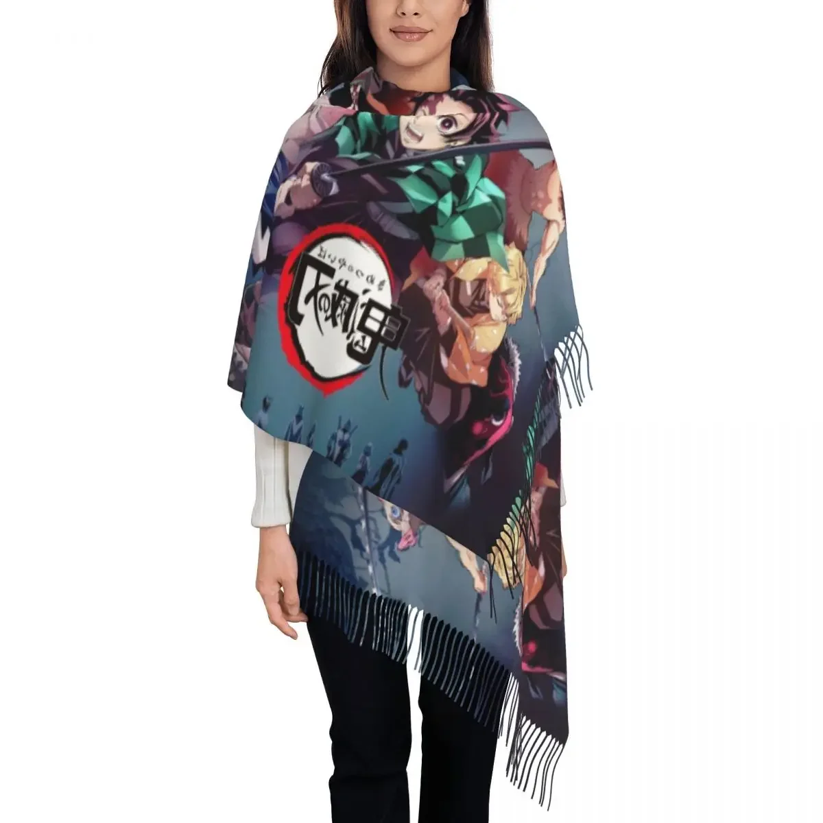 Tanjiro Kimetsu No Yaiba Manga Tassel Scarf Women Soft Kimestu No Yaiba Anime Manga Shawls Wraps Lady Winter Fall Scarves
Tanjiro Kimetsu No Yaiba Manga Tassel Scarf Women Soft Kimestu No Yaiba Anime Manga Shawls Wraps Lady Winter Fall Scarves