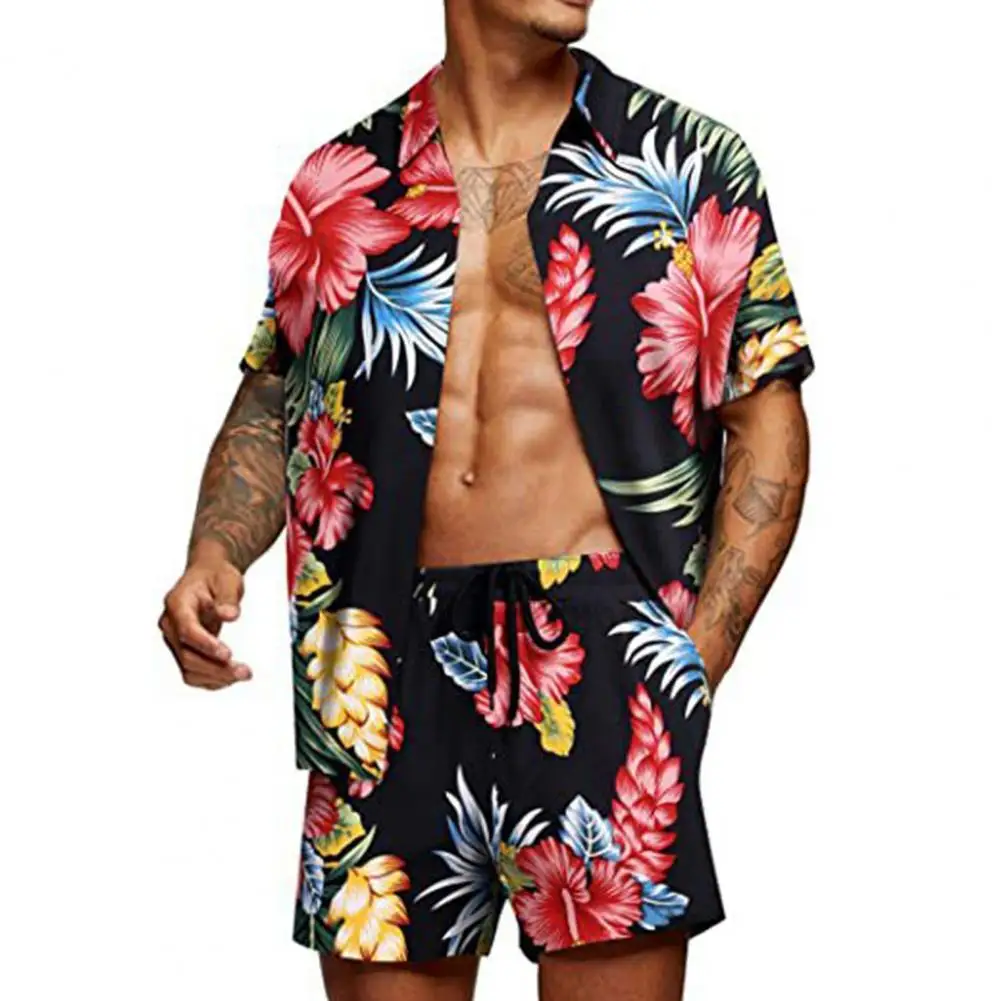 2021 New Summer Men Printing Sets Fashion Trend Hawaiian Casual Set Mens Turn-down Collar Shirt And Beach Shorts Two Piece Suit
2021 New Summer Men Printing Sets Fashion Trend Hawaiian Casual Set Mens Turn-down Collar Shirt And Beach Shorts Two Piece Suit