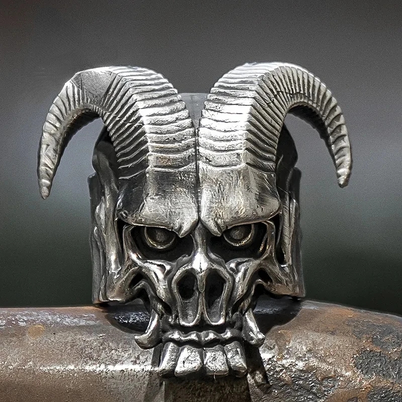 New 2023 Vintage Personality Devil Satan Ring Unisex Hip-hop Punk Open Ring Banquet Jewelry Accessories Gift
New 2023 Vintage Personality Devil Satan Ring Unisex Hip-hop Punk Open Ring Banquet Jewelry Accessories Gift