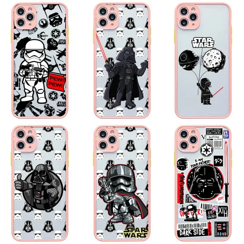 Star Wars Darth Vader Phone Case For iphone 14 13 12 11 Pro Max Mini Plus X XS XR Light Pink Matte Transparent Cover
Star Wars Darth Vader Phone Case For iphone 14 13 12 11 Pro Max Mini Plus X XS XR Light Pink Matte Transparent Cover