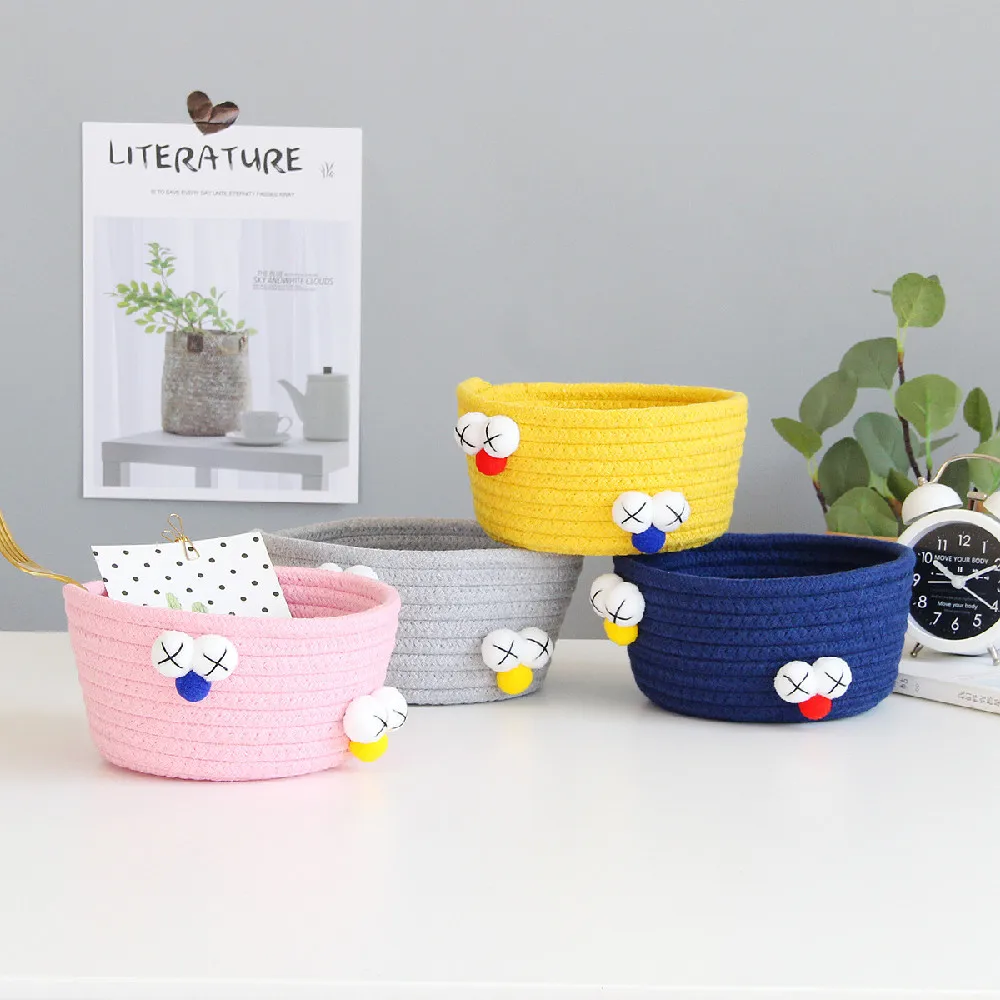 Cartoon Desktop Storage Basket Sundries Cosmetics Storage Box Toy Rack Container Home Closet Organizer Flower Pot Plant Basket
Cartoon Desktop Storage Basket Sundries Cosmetics Storage Box Toy Rack Container Home Closet Organizer Flower Pot Plant Basket