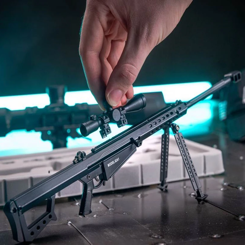 2021 Quality New 1:3 Barrett M82A1 Sniper Rifle Gun Camouflage Miniature Model Full Metal Shell Not Shooting Boy's Favorite Gift
2021 Quality New 1:3 Barrett M82A1 Sniper Rifle Gun Camouflage Miniature Model Full Metal Shell Not Shooting Boy's Favorite Gift