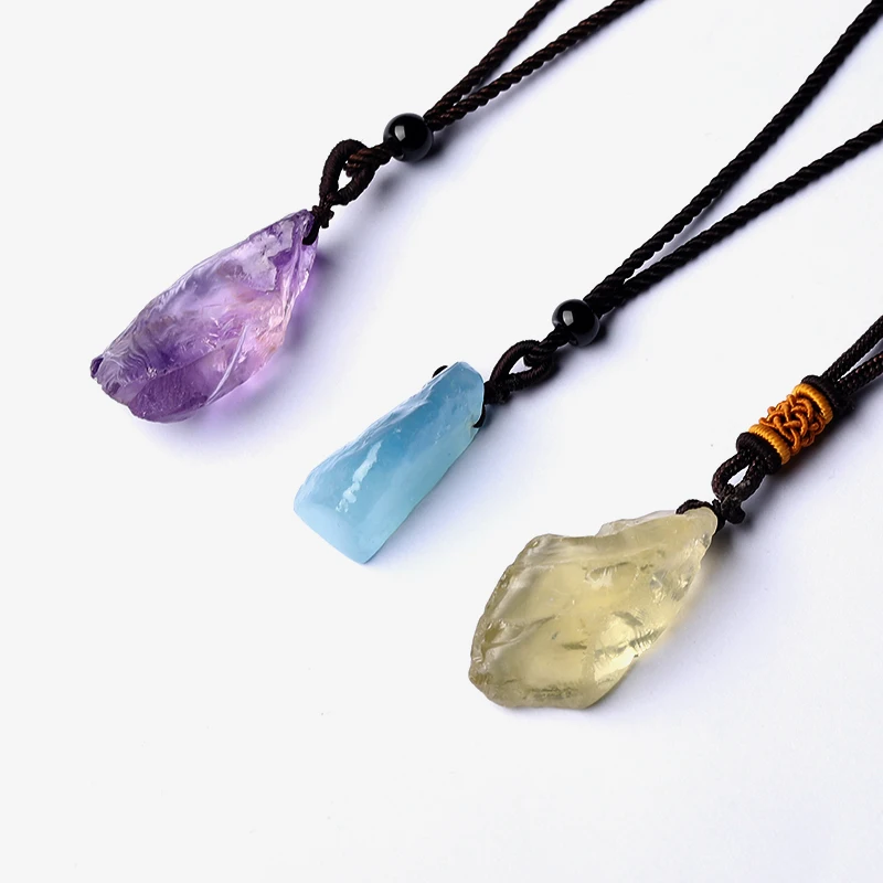 1PC Natural Sapphire Healing Stone Pendant With Pink Quartz Mineral Amethyst Necklace For DIY Gift Women's And Women's Jewelry
1PC Natural Sapphire Healing Stone Pendant With Pink Quartz Mineral Amethyst Necklace For DIY Gift Women's And Women's Jewelry