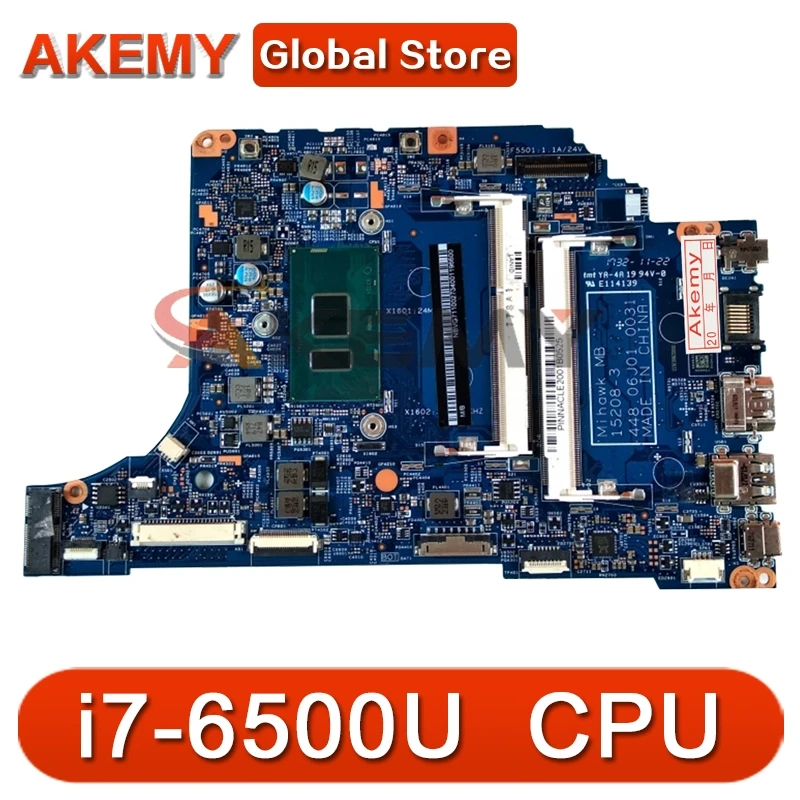Материнская плата для ноутбука Akemy для ACER Aspire V3-372 i7-6500U, материнская плата 15208-2 SR2EZ DDR3 
Материнская плата для ноутбука Akemy для ACER Aspire V3-372 i7-6500U, материнская плата 15208-2 SR2EZ DDR3