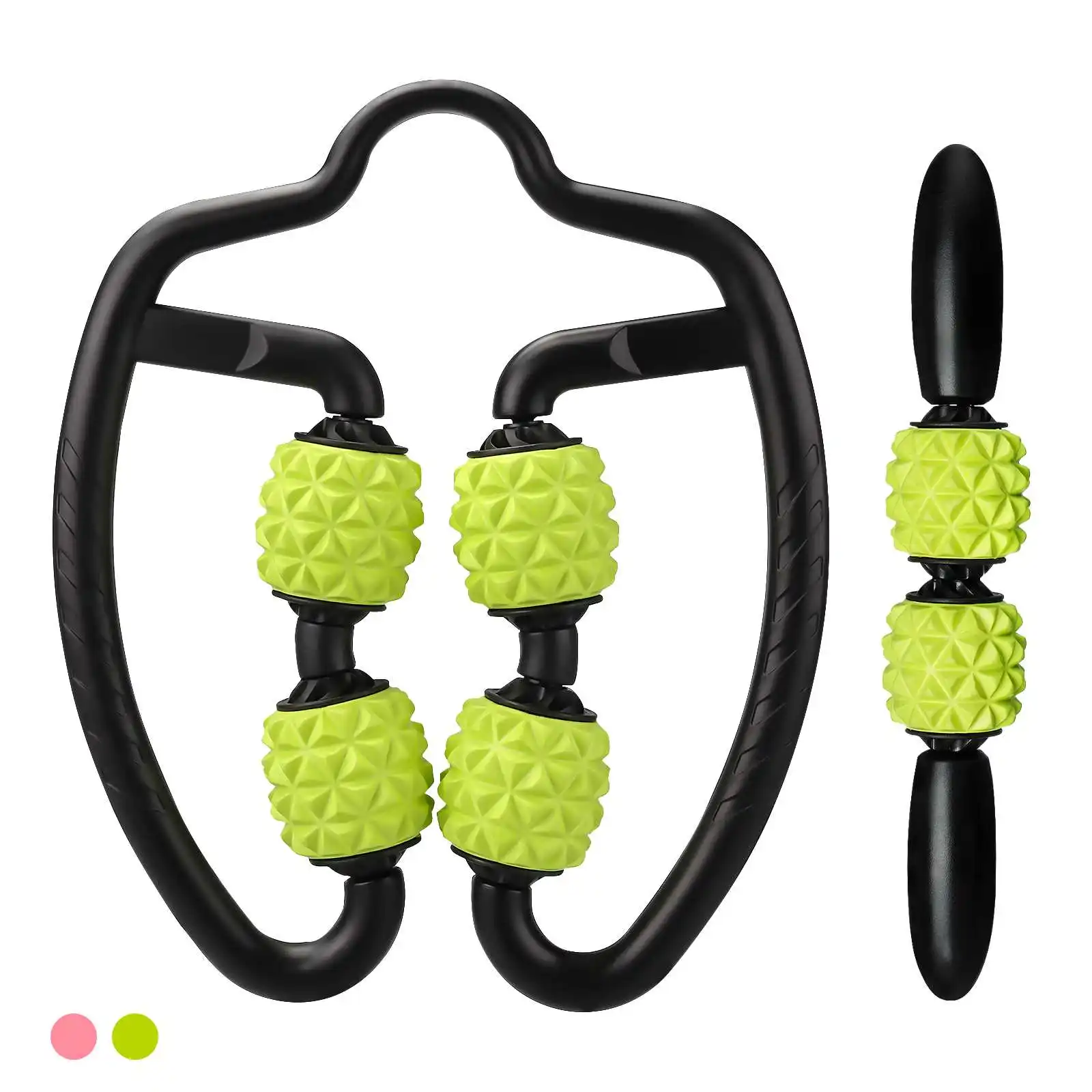 2 pcs Anti Cellulite Massager Stick Trigger Point Stick Body Foot Face Leg Slimming Massage Yoga Gym Muscle Relax Roller Stick
2 pcs Anti Cellulite Massager Stick Trigger Point Stick Body Foot Face Leg Slimming Massage Yoga Gym Muscle Relax Roller Stick