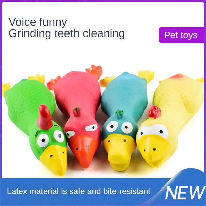 Latex Material Pet Squeak Toys Bite-resistant Puppy Chew Toys Cute Chicken Shape Pet Toys Dog Accessories 1pc Dog Cat Toys
Latex Material Pet Squeak Toys Bite-resistant Puppy Chew Toys Cute Chicken Shape Pet Toys Dog Accessories 1pc Dog Cat Toys