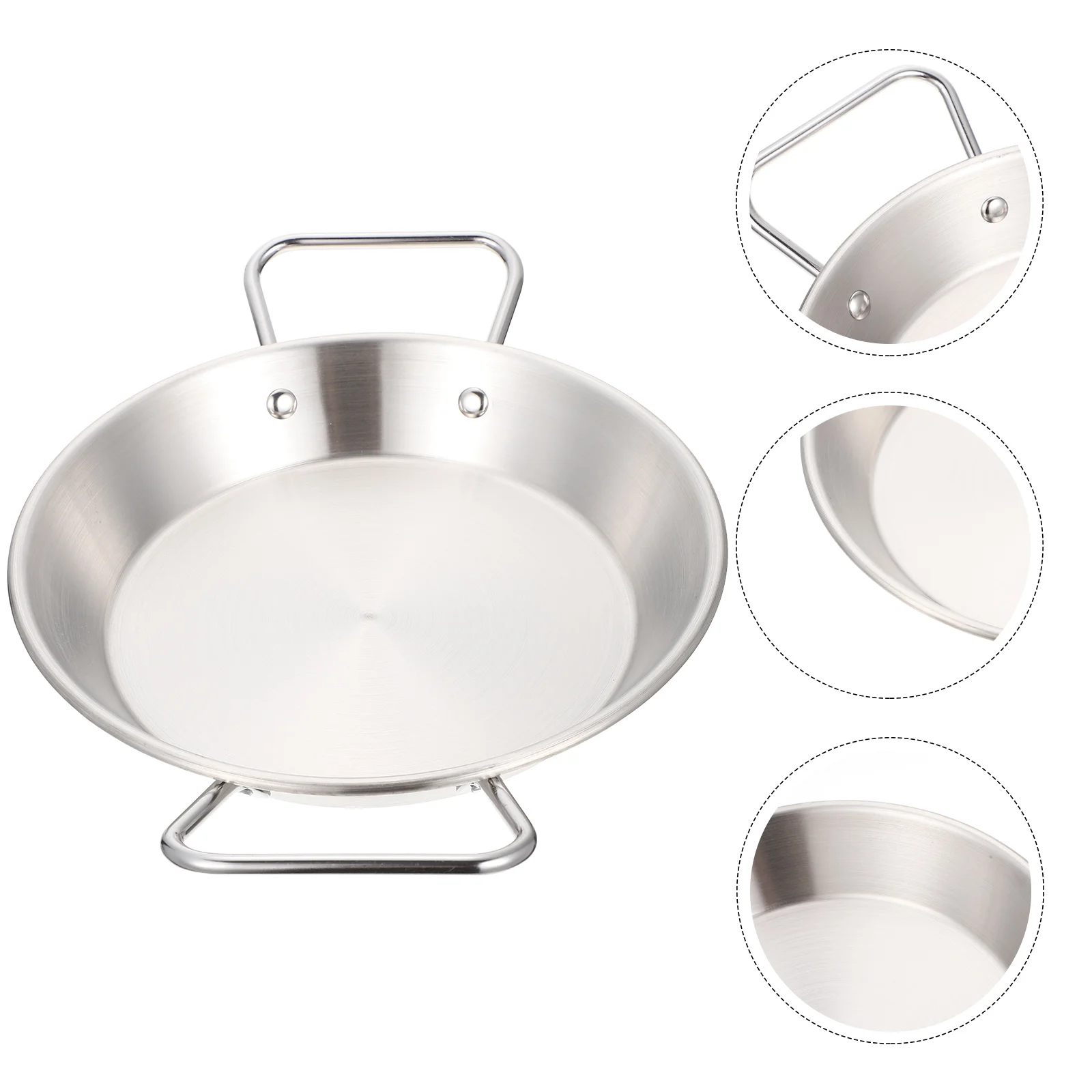 Pan Stainless Steel Paella Bowl Skillet Serving Plate Pot Wok Stick Snack Seafood Trayfried Non Frying Omelet Fry Stirfrench
Pan Stainless Steel Paella Bowl Skillet Serving Plate Pot Wok Stick Snack Seafood Trayfried Non Frying Omelet Fry Stirfrench