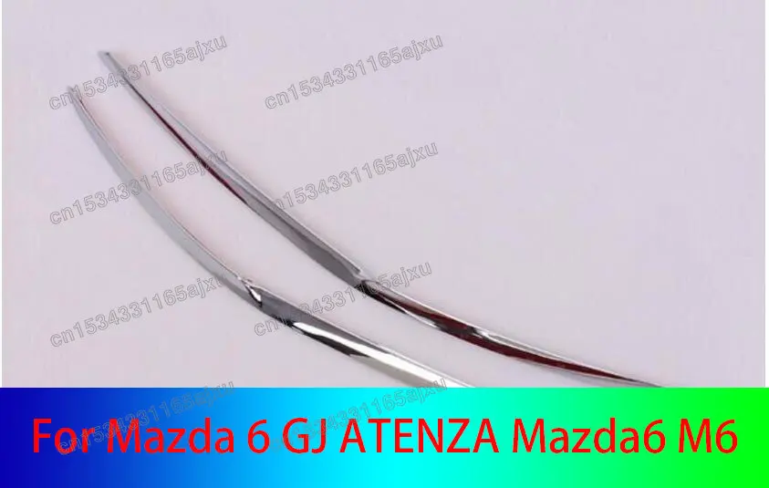 Chrome ABS Head Light Cover Front Lamp Eyebrow Eyelid Trims For Mazda 6 GJ ATENZA Mazda6 M6 2014 2015 2016
Chrome ABS Head Light Cover Front Lamp Eyebrow Eyelid Trims For Mazda 6 GJ ATENZA Mazda6 M6 2014 2015 2016