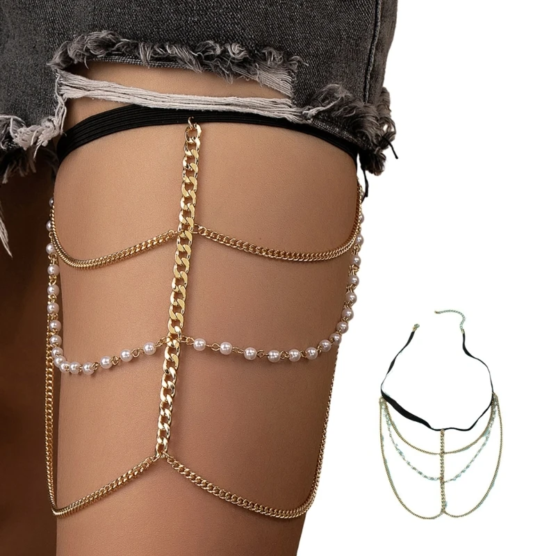 50JB Unique Pearl Leg Chain Elastic Thigh Chain for Woman Summer Prom Party Jewelry
50JB Unique Pearl Leg Chain Elastic Thigh Chain for Woman Summer Prom Party Jewelry
