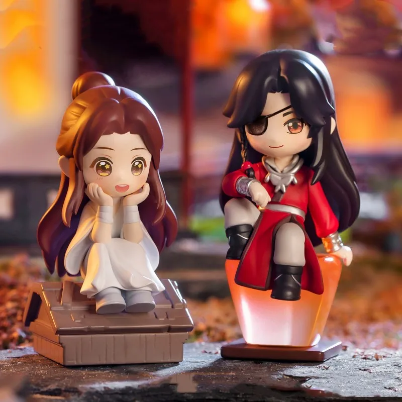 

Genuine Heavenly Official Blessing Blind Box Xie Lian Hua Chneg Lucky To Meet You Series Action Figures Anime Mystery Box Gift