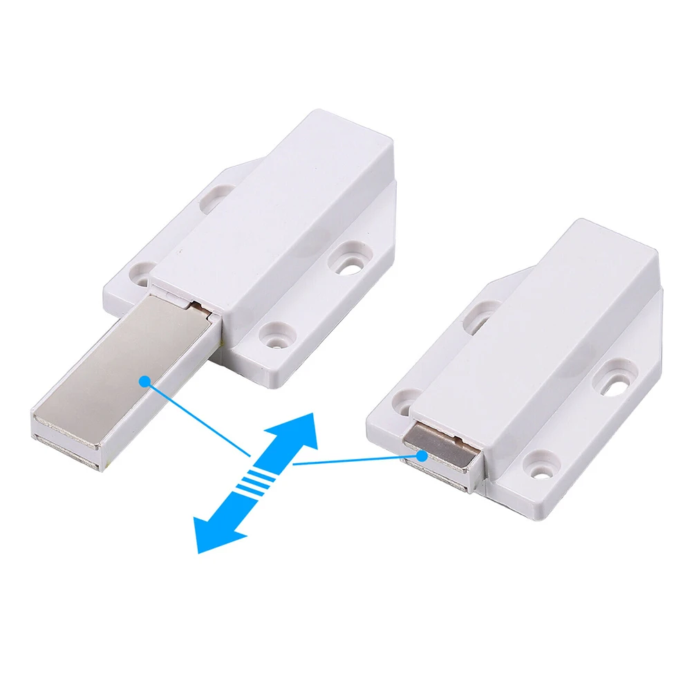 Touch Release Hinge Doors Catches Latch Cabinet Cupboard Hardware Magnetic Metal Plastic Single Suction Tool White
Touch Release Hinge Doors Catches Latch Cabinet Cupboard Hardware Magnetic Metal Plastic Single Suction Tool White