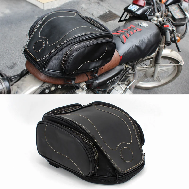 Waterproof Motorcycle Bag Motorbike PU Leather Bag Retro Motorcycle Rear Bag Moto Seat Tail Pack Helmet Bag Shoulder Bag
Waterproof Motorcycle Bag Motorbike PU Leather Bag Retro Motorcycle Rear Bag Moto Seat Tail Pack Helmet Bag Shoulder Bag
