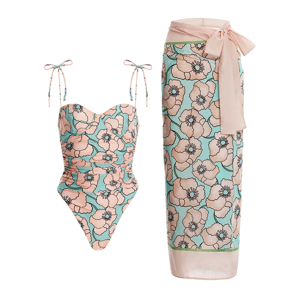 Floral Colorblock Print One-piece Swimsuit Bow Tie String Bikini Women's Push Up Swimwear Summer Beachwear 2023 New Backless
Floral Colorblock Print One-piece Swimsuit Bow Tie String Bikini Women's Push Up Swimwear Summer Beachwear 2023 New Backless