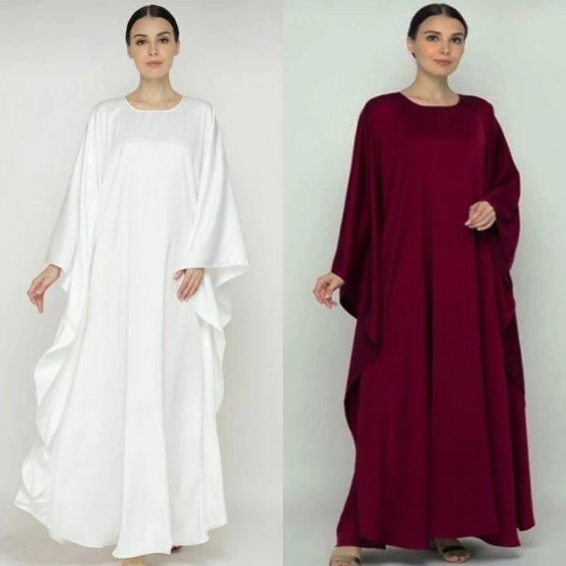 Morocco Abaya Women Dubai Kaftan Batwing Sleeve Maxi Dress Muslim Farasha Jilbab Caftan Arab Robes Gown Islamic Clothing Ramadan
Morocco Abaya Women Dubai Kaftan Batwing Sleeve Maxi Dress Muslim Farasha Jilbab Caftan Arab Robes Gown Islamic Clothing Ramadan