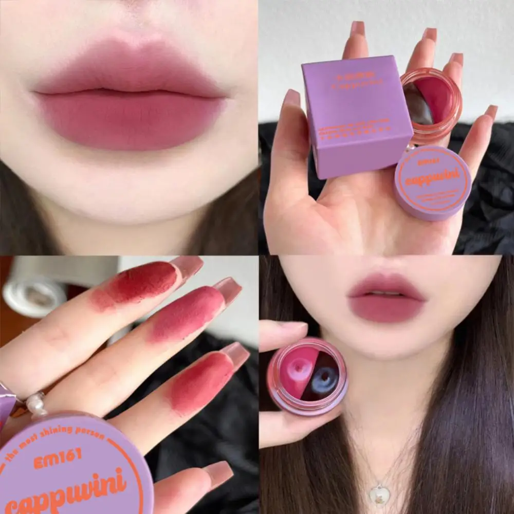 Two Color Canned Lip Mud Velvet Matter Lipstick Moisturizing Lipstick Lip Glaze Lips Makeup Cosmetics Portable Red Lip Tint Mud
Two Color Canned Lip Mud Velvet Matter Lipstick Moisturizing Lipstick Lip Glaze Lips Makeup Cosmetics Portable Red Lip Tint Mud