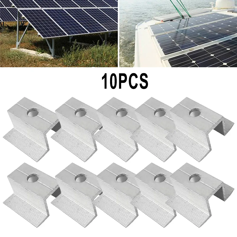 10Pcs Solar Middle Clamp PV For Frame Height 25 - 50mm Aluminum Photovoltaic Bracket Solar Panel Accessories
10Pcs Solar Middle Clamp PV For Frame Height 25 - 50mm Aluminum Photovoltaic Bracket Solar Panel Accessories