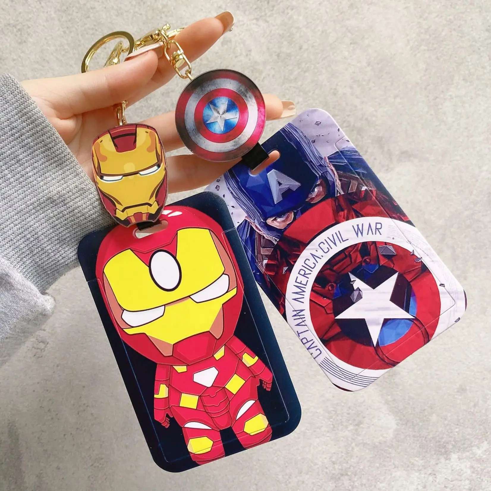 Marvel Superhero Cartoon Cute Keychain Keyring Retractable ID Credit Cardholder Bank Holder Badge Kids Bus Card Cover Case
Marvel Superhero Cartoon Cute Keychain Keyring Retractable ID Credit Cardholder Bank Holder Badge Kids Bus Card Cover Case