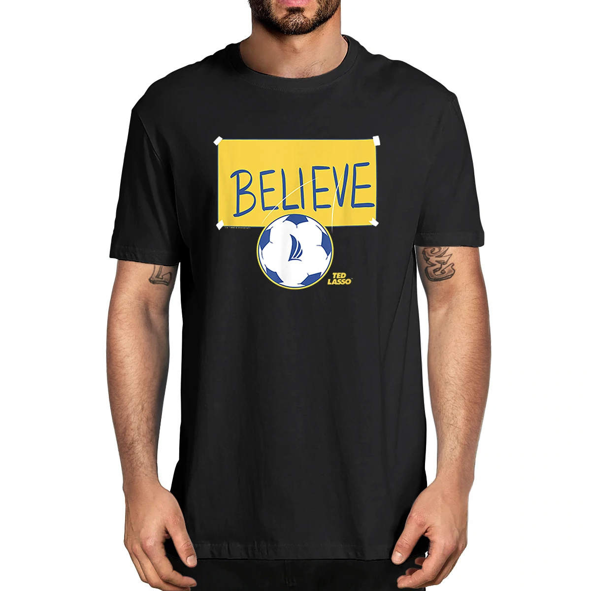 100% Cotton Ted Lasso Believe Soccer Sign Men's Novelty T-Shirt Women Casual Streetwear Harajuku Tee Oversize Gift EU Size
100% Cotton Ted Lasso Believe Soccer Sign Men's Novelty T-Shirt Women Casual Streetwear Harajuku Tee Oversize Gift EU Size