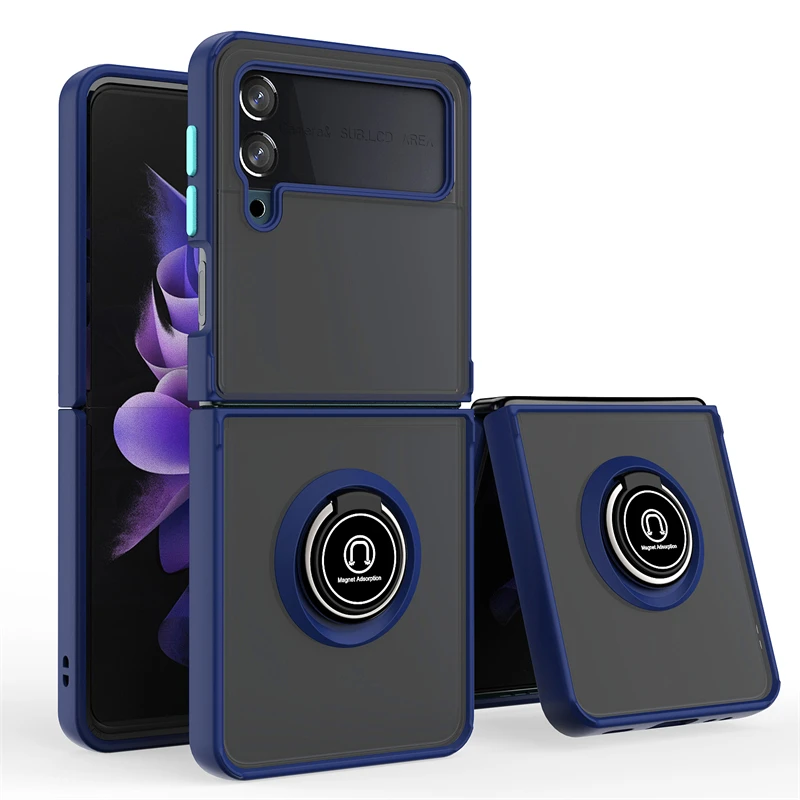 For Samsung Galaxy Z Flip 3 4 Case Matte Armor Shockproof Phone Case For Samsung Z Fold 3 4 Car Magnetic Stand Ring Back Cover
For Samsung Galaxy Z Flip 3 4 Case Matte Armor Shockproof Phone Case For Samsung Z Fold 3 4 Car Magnetic Stand Ring Back Cover