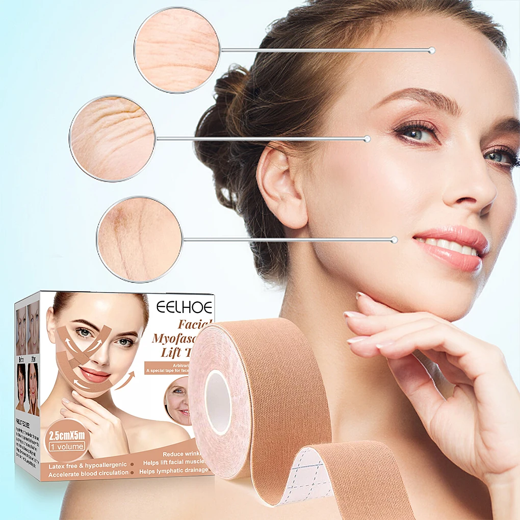 Facial Lift Tape Neck Face Anti Wrinkle Belt Cotton Removable Anti-slip Patch Home Salon Muscles Bandage Sticker
Facial Lift Tape Neck Face Anti Wrinkle Belt Cotton Removable Anti-slip Patch Home Salon Muscles Bandage Sticker