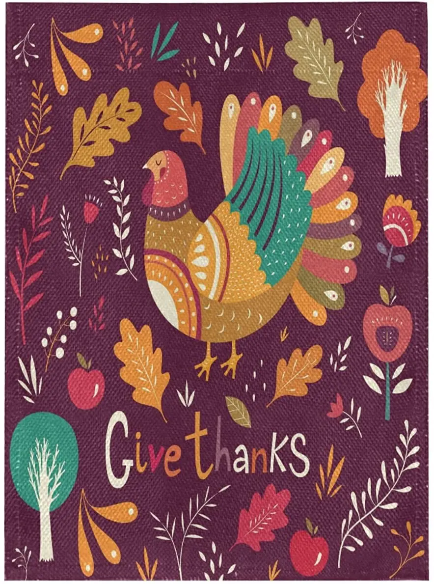 Give Thanks Burlap Garden Flag Double Sided,House Yard Flags,Holiday Seasonal Outdoor Decorative Flag Banner for Outside House Y
Give Thanks Burlap Garden Flag Double Sided,House Yard Flags,Holiday Seasonal Outdoor Decorative Flag Banner for Outside House Y