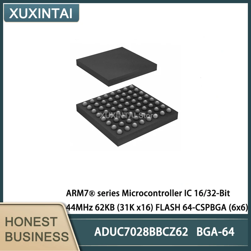 5 шт./лот ADUC7028BBCZ62 ADUC7028 ARM7®Микроконтроллер серии IC 16/32 бит 44 МГц 62 Кб (31K x16) FLASH 64-CSPBGA (6x6)
5 шт./лот ADUC7028BBCZ62 ADUC7028 ARM7®Микроконтроллер серии IC 16/32 бит 44 МГц 62 Кб (31K x16) FLASH 64-CSPBGA (6x6)