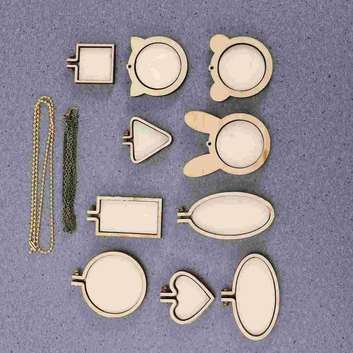 12 Pcs Sewing Hoop Pendant Round Embroidery Hoop Embroidery Set Mini Round Wood Hoops Oval Ring Frame Small Embroidery Hoop
12 Pcs Sewing Hoop Pendant Round Embroidery Hoop Embroidery Set Mini Round Wood Hoops Oval Ring Frame Small Embroidery Hoop