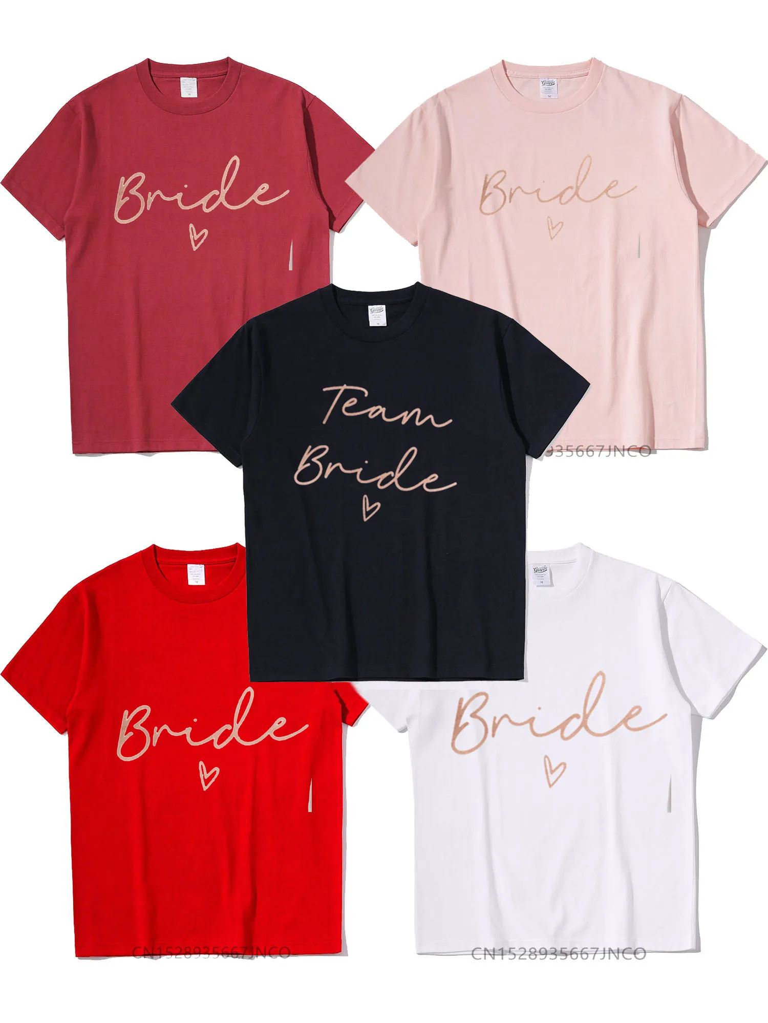Team Bride 100% Cotton Femme Bridesmaid EVJF Shirt Girl Party Couple Matching Wedding Top Women Team To Be Bride Clothes
Team Bride 100% Cotton Femme Bridesmaid EVJF Shirt Girl Party Couple Matching Wedding Top Women Team To Be Bride Clothes