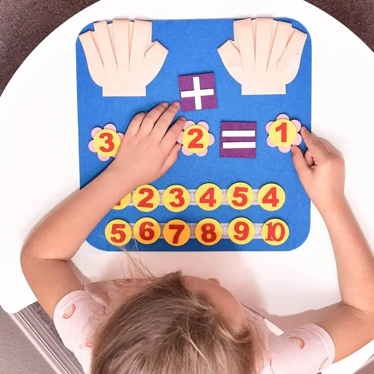 Montessori Toys Felt Board Finger Numbers Toy Children Teaching Aids Math Early Education Toys Toddlers Intelligence Develop
Montessori Toys Felt Board Finger Numbers Toy Children Teaching Aids Math Early Education Toys Toddlers Intelligence Develop