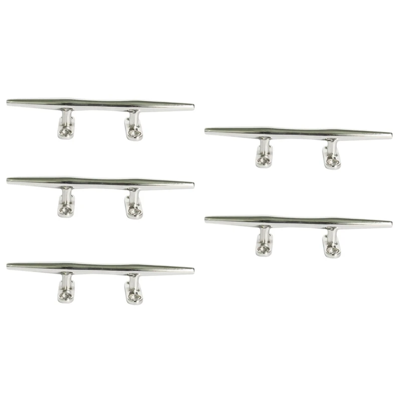 5Pcs 5 Inch 316 Stainless Steel Marine Boat Hollow Base Cleat Heavy Duty Boat Hollow Base Cleats For Marine Yacht Boat
5Pcs 5 Inch 316 Stainless Steel Marine Boat Hollow Base Cleat Heavy Duty Boat Hollow Base Cleats For Marine Yacht Boat