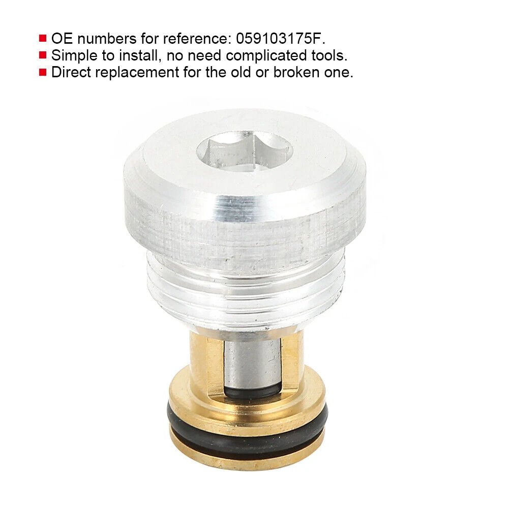 Oil Pressure Valve Oil Breather Valve 059103175F Replacement Suitable For A4 A5 For Car Automobile Oil Pressure Pumps
Oil Pressure Valve Oil Breather Valve 059103175F Replacement Suitable For A4 A5 For Car Automobile Oil Pressure Pumps