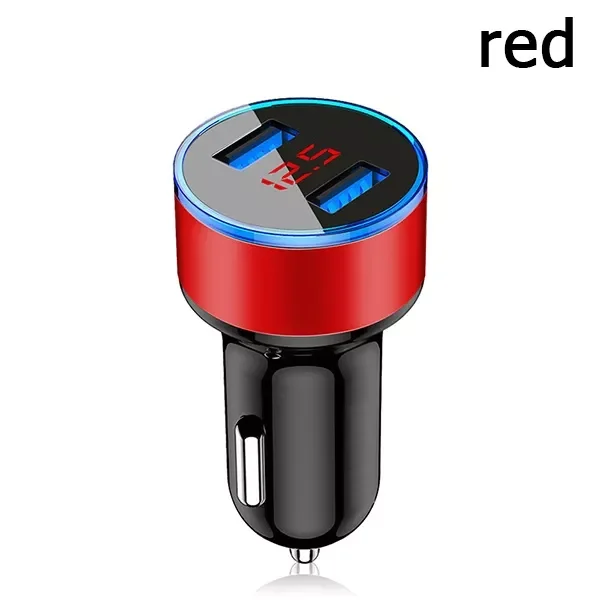 Car Charger USB QC 3.0 Adapter Lighter LED Voltmeter For All Types Mobile Phone Charger Smart Dual USB Charging
Car Charger USB QC 3.0 Adapter Lighter LED Voltmeter For All Types Mobile Phone Charger Smart Dual USB Charging