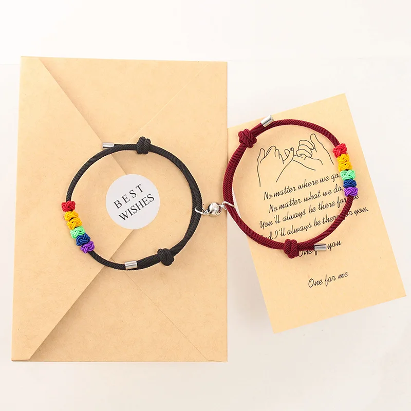 Радужный Браслет для пары, модный браслет «Миланская веревка» для мужчин и женщин, ЛГБТ, Регулируемый Магнит, браслет, ювелирные изделия, по...
Радужный Браслет для пары, модный браслет «Миланская веревка» для мужчин и женщин, ЛГБТ, Регулируемый Магнит, браслет, ювелирные изделия, по...