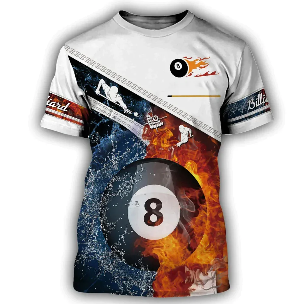 Funny Billiards Sports T-shirt Fashion 3D Print T Shirt For Men Casual O-neck Short Sleeve Summer Oversized t-shirt Men Clothing
Funny Billiards Sports T-shirt Fashion 3D Print T Shirt For Men Casual O-neck Short Sleeve Summer Oversized t-shirt Men Clothing