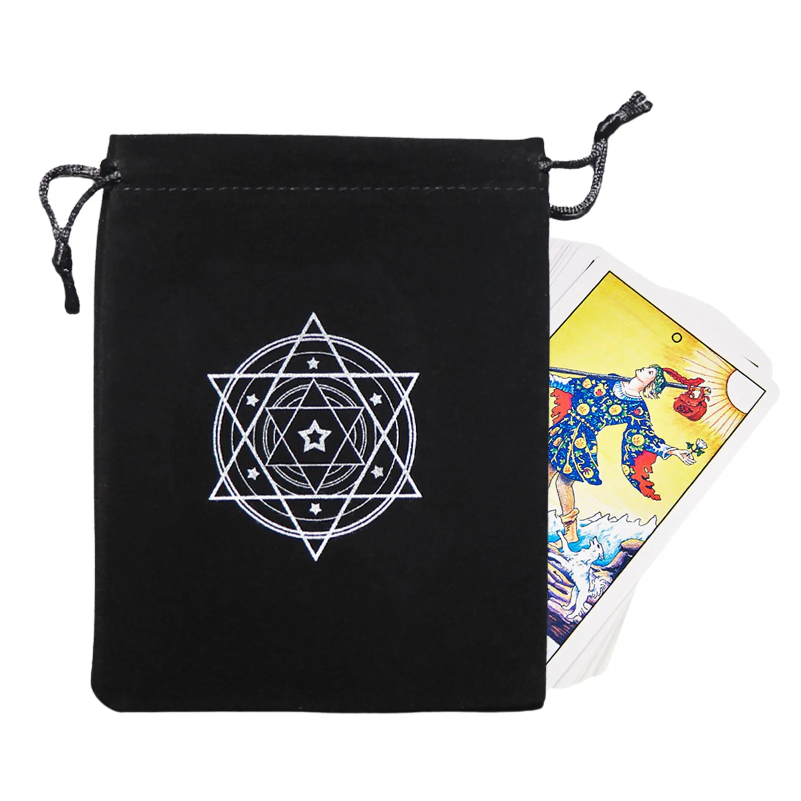 Tarot Pouch Storage Bag Velvet Tarot Pouch Storage Bag Hexagram Magic-Circle Tarot Bags And Pouches With Drawstring For Tarot
Tarot Pouch Storage Bag Velvet Tarot Pouch Storage Bag Hexagram Magic-Circle Tarot Bags And Pouches With Drawstring For Tarot