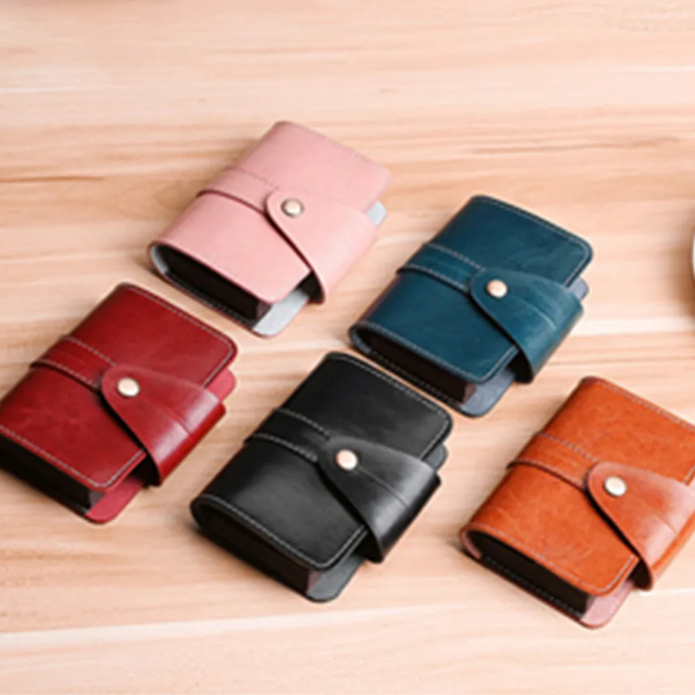 2022 New Organ Card Holder for Men and Women 9 Cards Slots and Money Organizer Fashion Retro PU Leather Buckle Mini Coin Purses
2022 New Organ Card Holder for Men and Women 9 Cards Slots and Money Organizer Fashion Retro PU Leather Buckle Mini Coin Purses