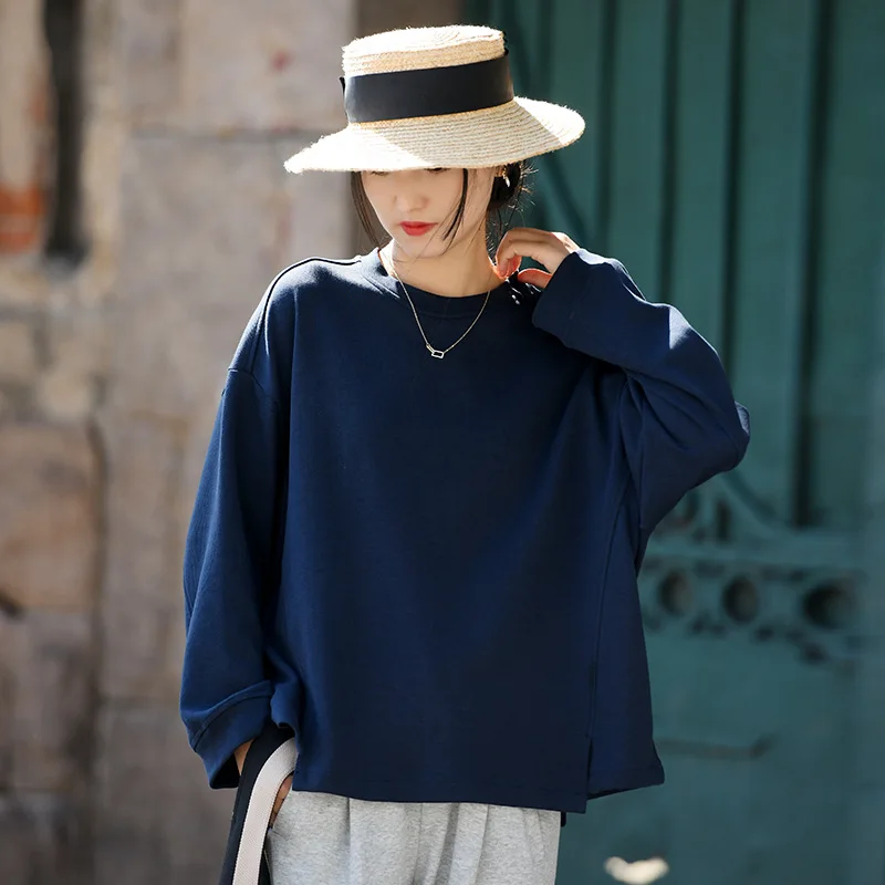 Hoodie o-Neck Women Solid Color Wild Hoodie Tops Autumn Pullover Hoodie For Ladies Long Sleeve Loose Leisure Hoodless Sweatshirt
Hoodie o-Neck Women Solid Color Wild Hoodie Tops Autumn Pullover Hoodie For Ladies Long Sleeve Loose Leisure Hoodless Sweatshirt